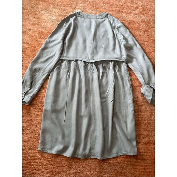 EST 1946 Gray Casual Comfort Dress Button Front - Picture 7 of 7